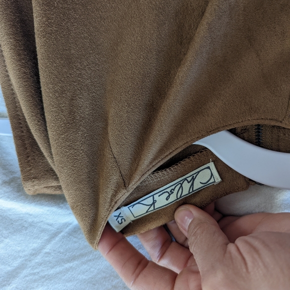 Faux suede leather dress - Picture 4 of 5